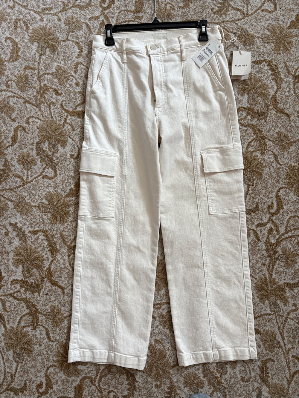 MOTHER Off-White Cargo Pants